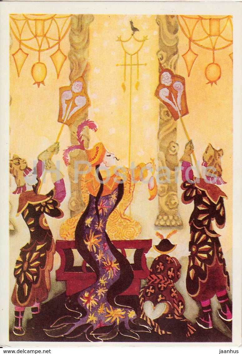 Fairy Tale by Hans Christian Andersen - Nightingale - 1978 - Russia USSR - unused - JH Postcards