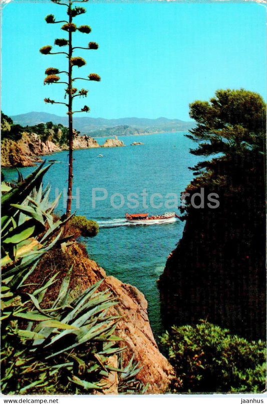Costa Brava - Blanes - Aspecto de la costa - view of the coast - 2587 - Spain - used - JH Postcards