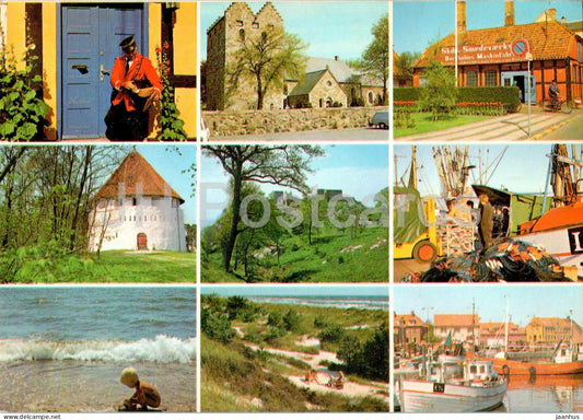 Bornholm - multiview - 1722 - 1981 - Denmark - used - JH Postcards
