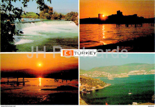 Manavgat - Bodrum - Pamukkale - multiview - 34-26 - Turkey - unused - JH Postcards