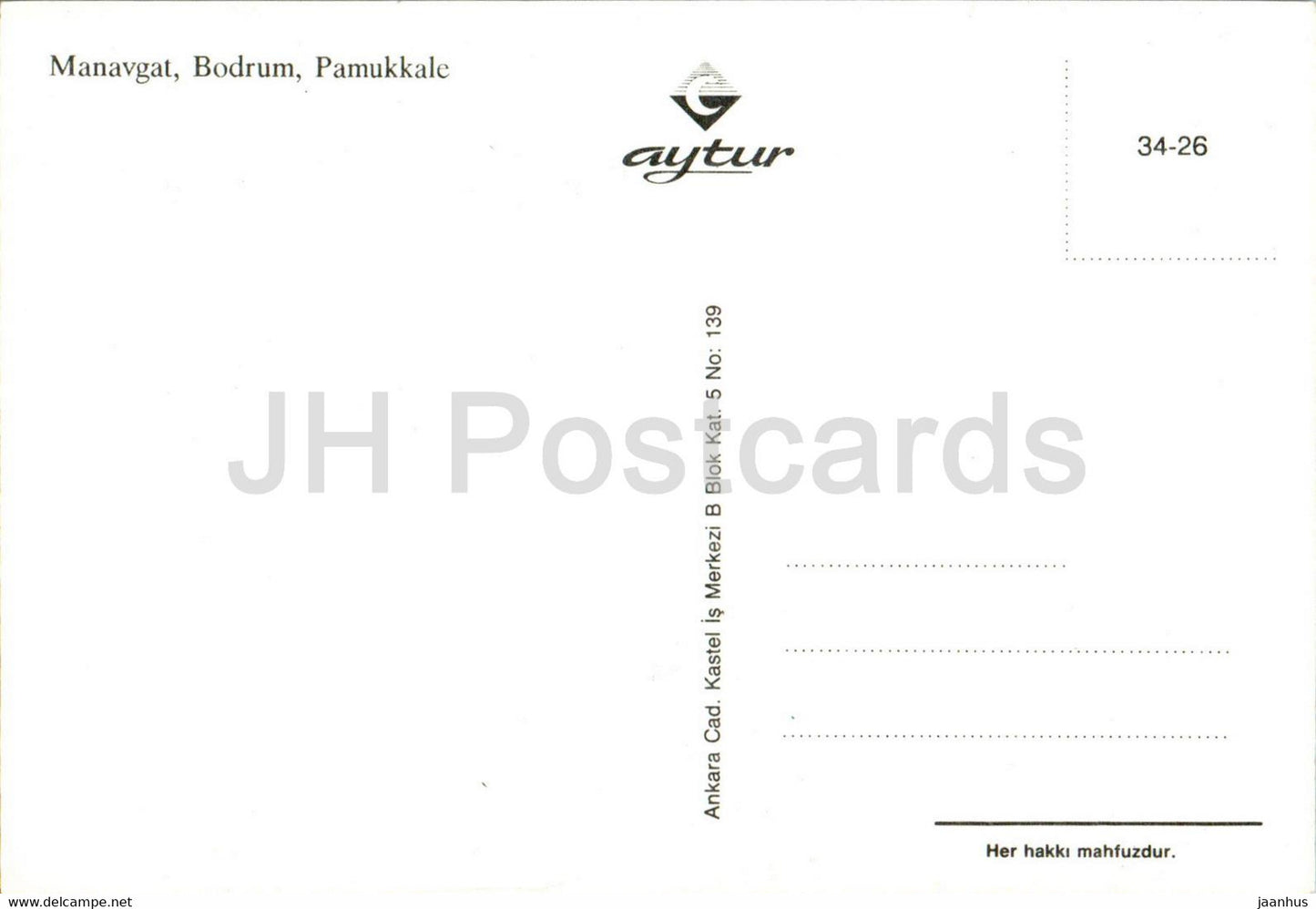 Manavgat - Bodrum - Pamukkale - multiview - 34-26 - Turkey - unused