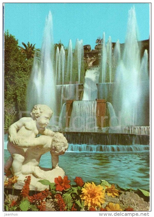 Fontana dell`Organo - The Organ`s fountain - Villa d´Este - Tivoli - Lazio - A 2854 - Italia - Italy - unused - JH Postcards