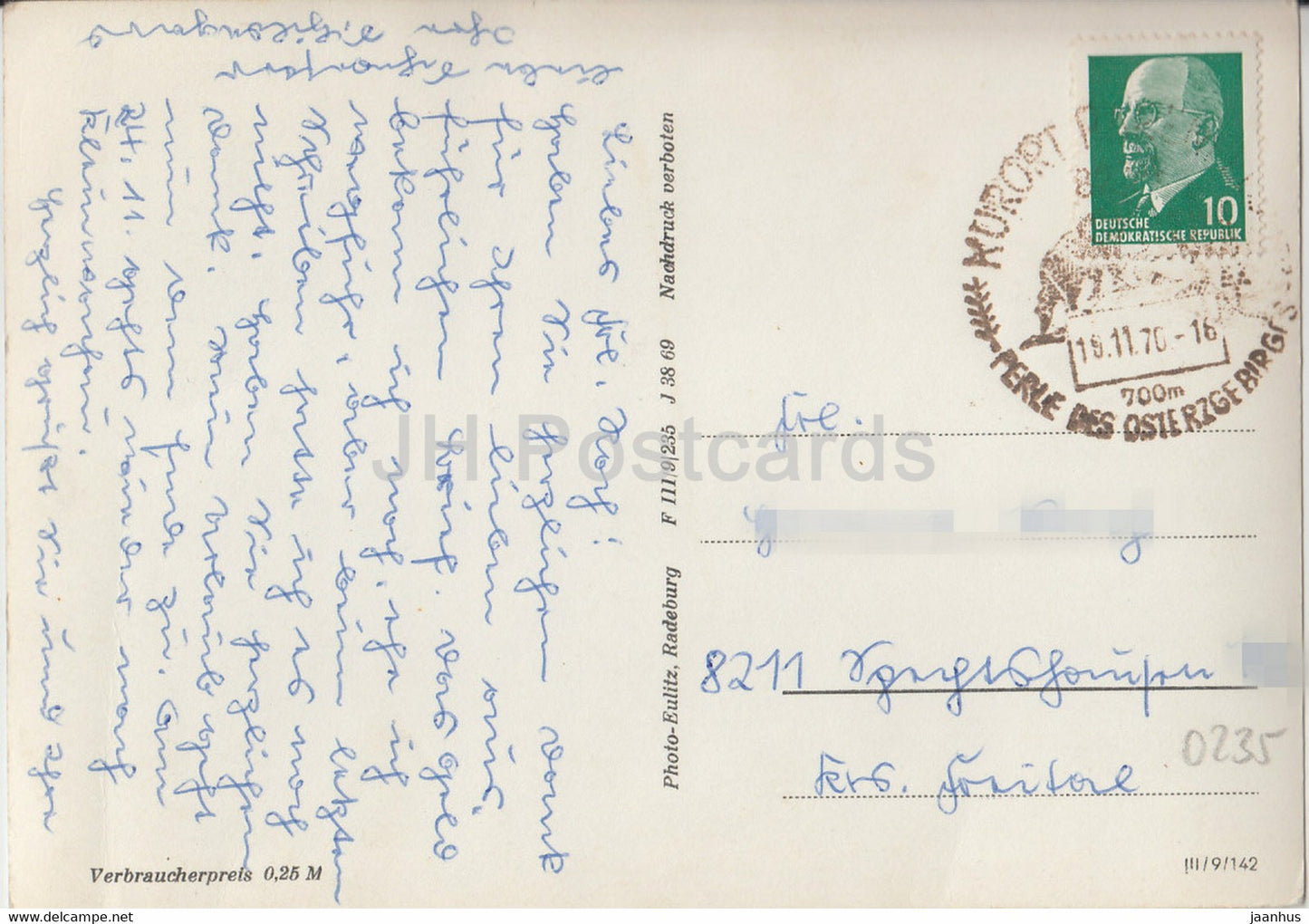 Nassau - Altes Forsthaus - 1964 - Allemagne DDR - d'occasion