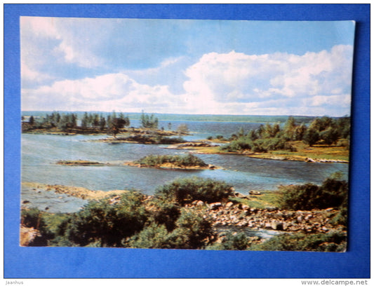 Lake Konch - Karelia - Karjala - 1965 - Russia USSR - unused - JH Postcards