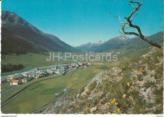 S Chanf - Engadin 1673 m gegen Zuoz - 1970 - Switzerland - used - JH Postcards