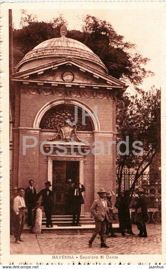 Ravenna - Sepolcro di Dante - Tomb of Dante - 62460 - old postcard - Italy - unused - JH Postcards