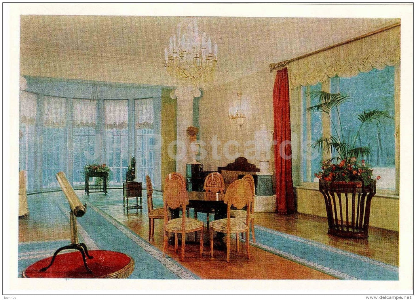 Winter Garden - Lenin House Museum in Gorki - Gorki Leninskiye - 1969 - Russia USSR - unused - JH Postcards