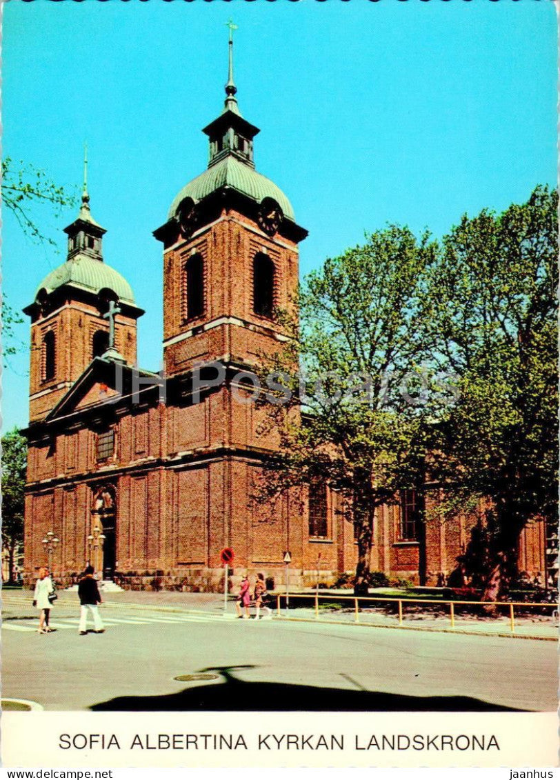 Landskrona - Sofia Albertina Kyrka - church - 9427 - Sweden – unused – JH Postcards