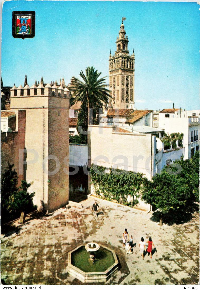 Sevilla - Plaza de la Alianza y Giralda - Alianza square - 143 - Spain - used - JH Postcards