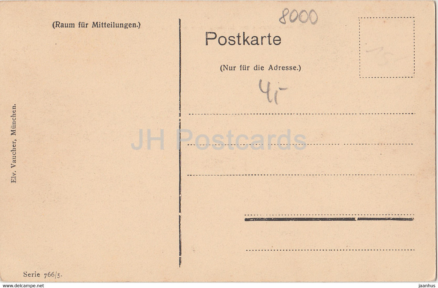 Munchen - Briennerstrasse mit Schackgalerie und Propylaen - Munich - old postcard - Germany - unused