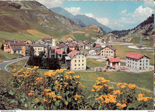 Bivio am Julierpass 1800 m gegen Piz Arblatsch - Switzerland - unused - JH Postcards