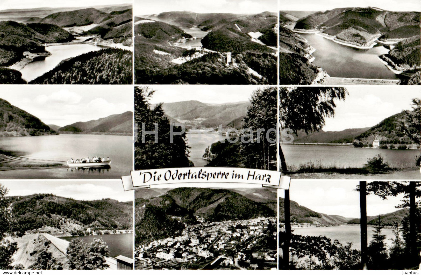 Die Odertalsperre im Harz - 1967 - Germany - used - JH Postcards