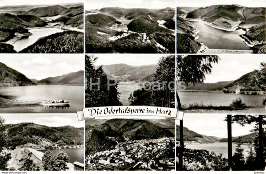 Die Odertalsperre im Harz - 1967 - Germany - used - JH Postcards
