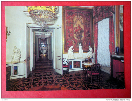 Library of the Southern Suite - The Pavlovsk Palace - Pavlovsk - 1985 - Russia USSR - unused - JH Postcards
