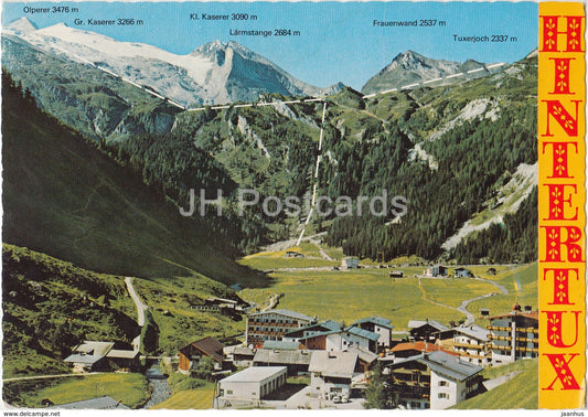 Thermalbad Hintertux 1500 m - Zillertal Tirol - 1974 - Austria - used - JH Postcards