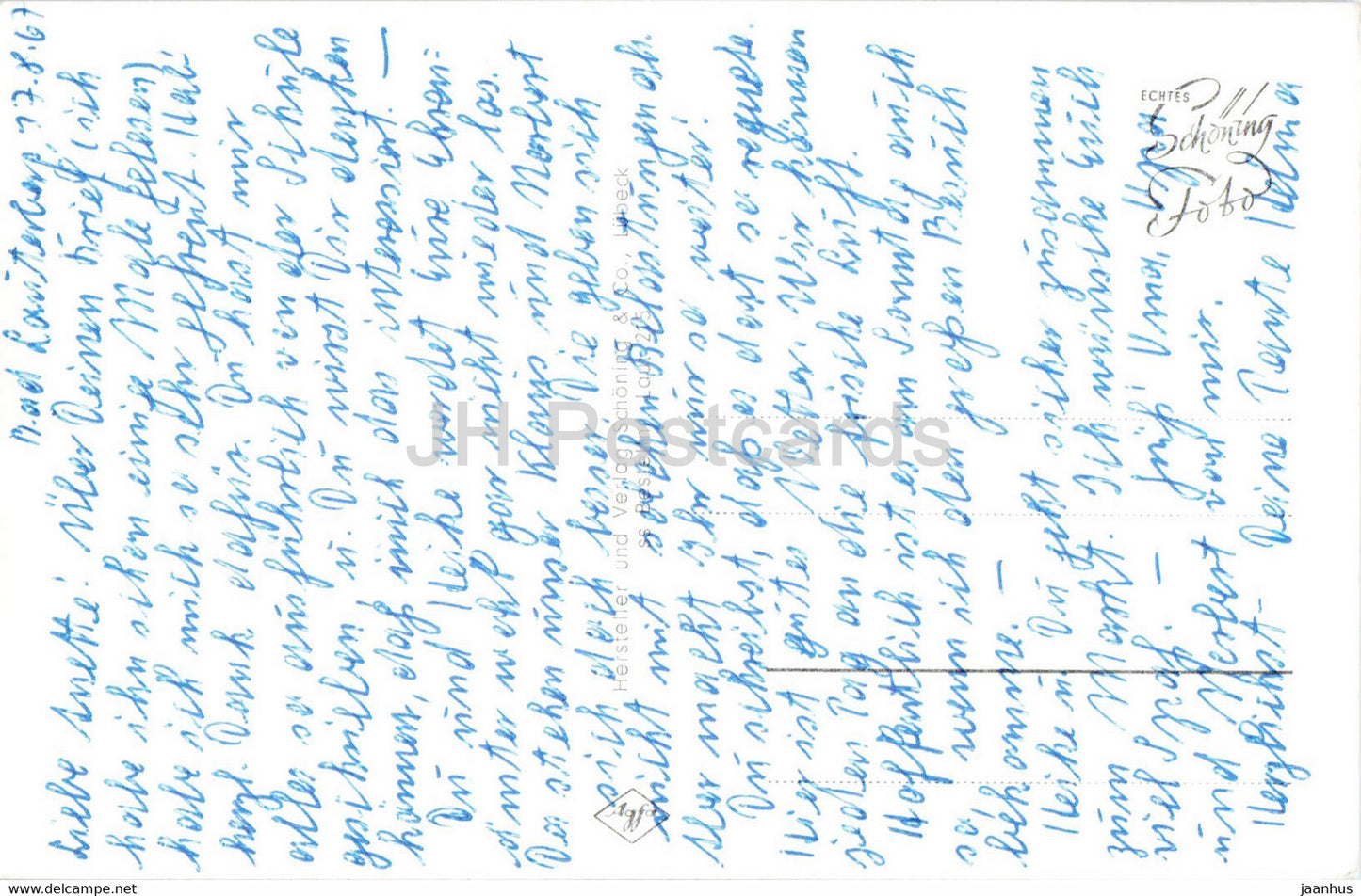 Die Odertalsperre im Harz - 1967 - Germany - used