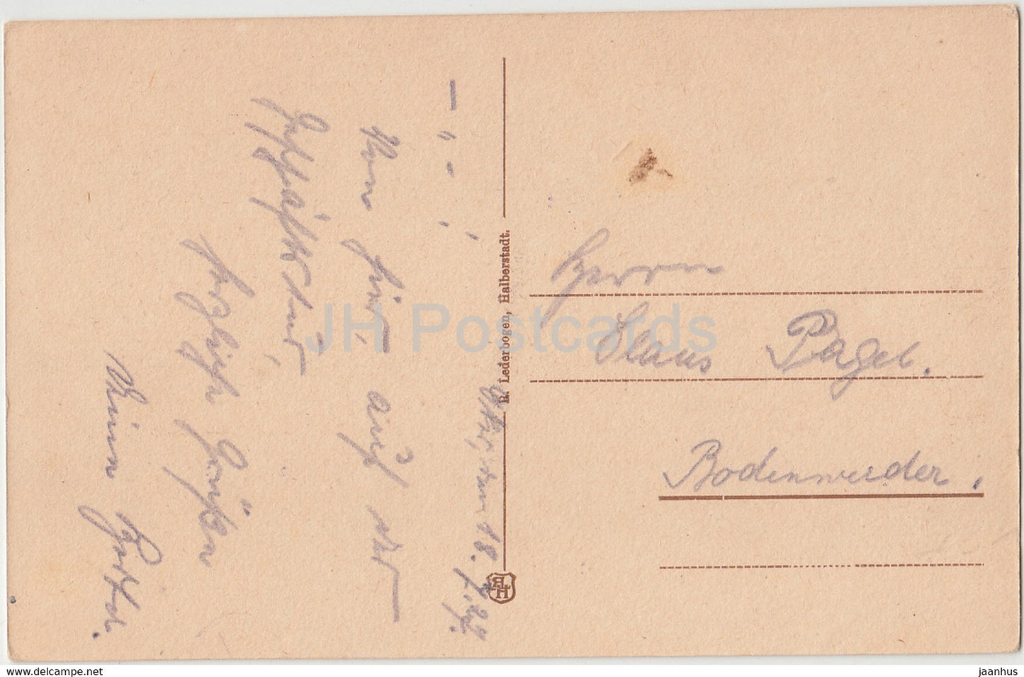 Oker im Harz - Blick von der Halleschen Hohe - old postcard - 1927 - Germany - used