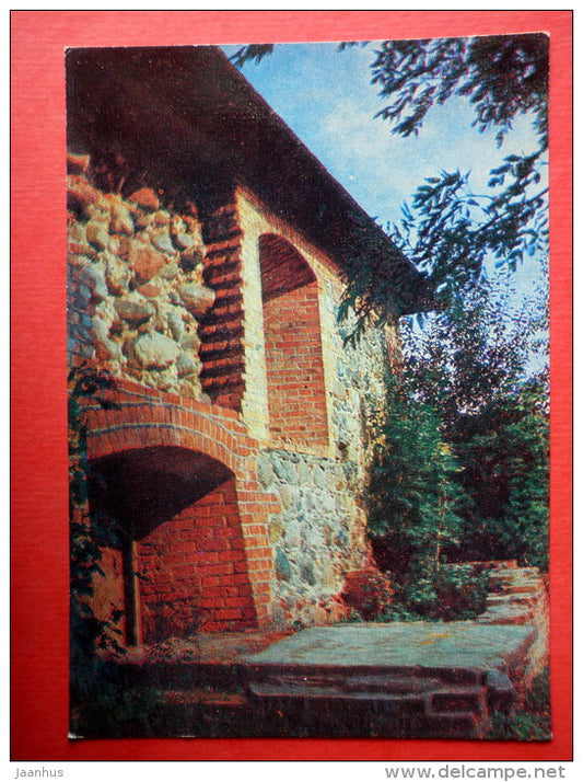 A Defence Tower at the peninsular Castle , XIV century - Trakai - 1977 - Lithuania USSR - unused - JH Postcards