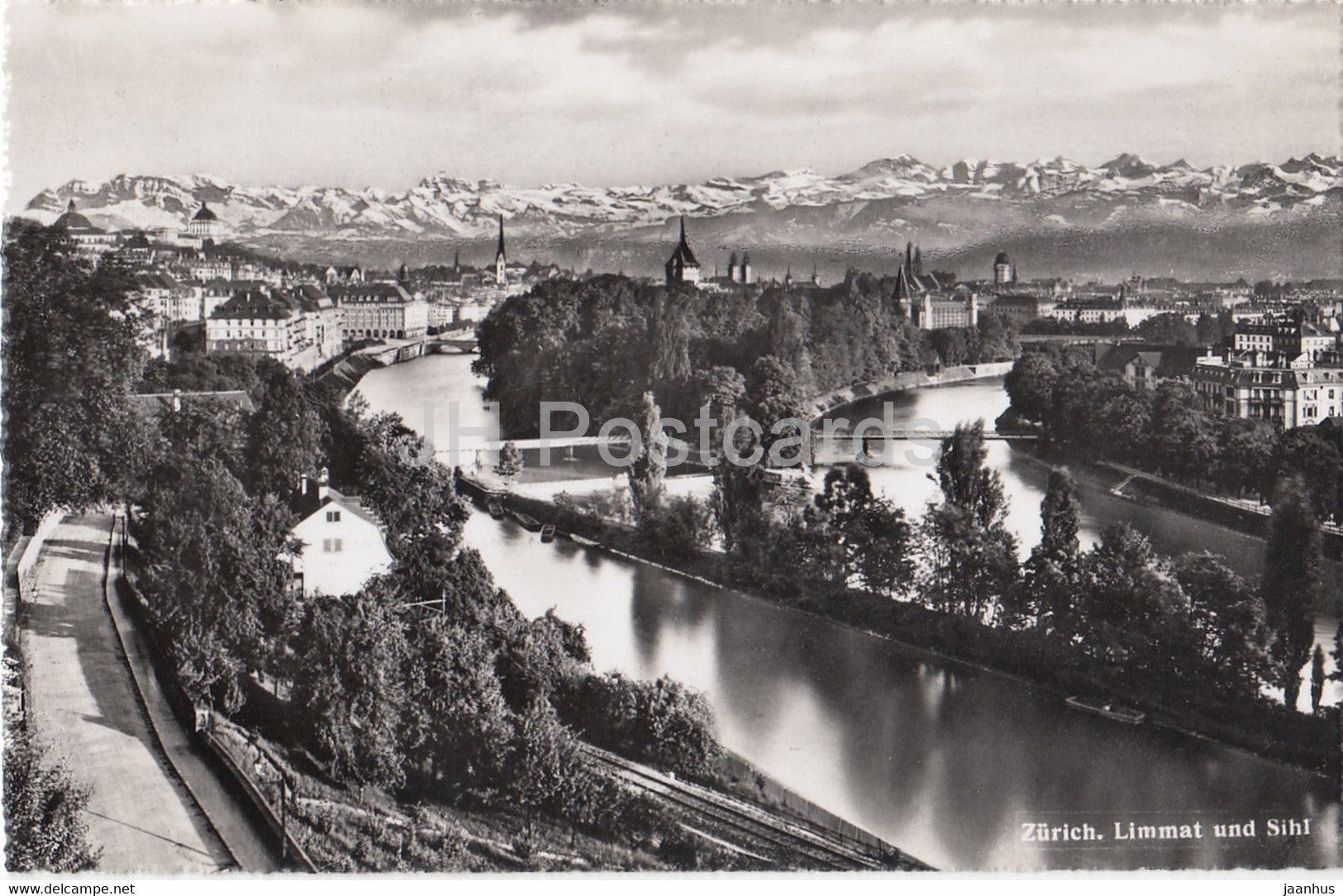 Zurich - Limmat und Sihl - 13 - Switzerland - unused - JH Postcards