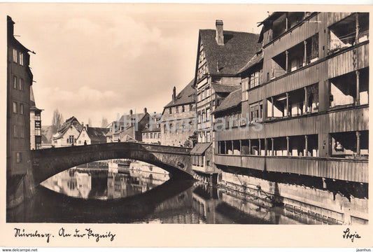 Nurnberg - An der Pagnitz - old postcard - Germany - unused - JH Postcards