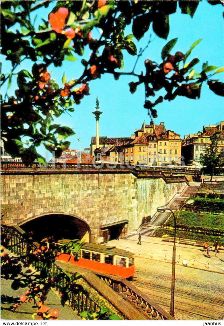 Warsaw - Warszawa - Trasa W Z - tram - Poland - unused - JH Postcards