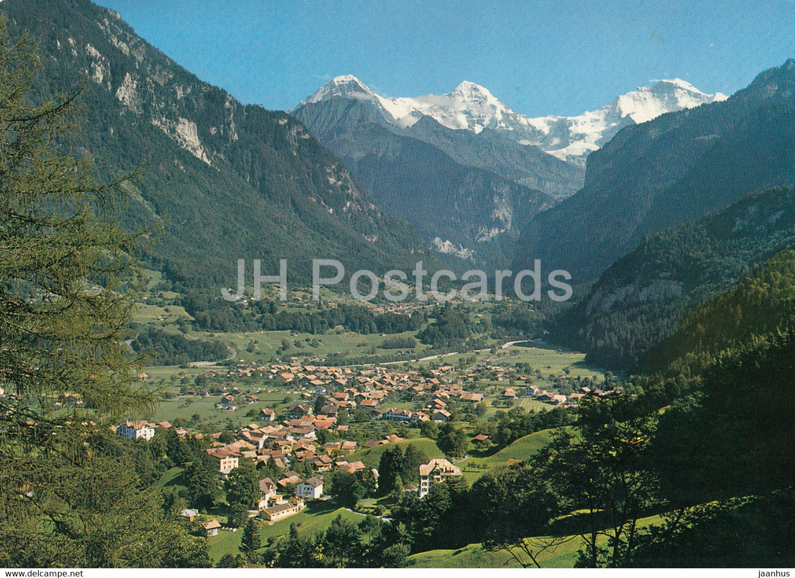 Wilderswil - Eiger - Monch - Jungfrau - 7554 - 1965 - Switzerland - used - JH Postcards