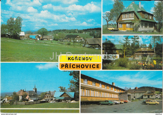 Korenov - Prichovice - cars - Czechoslovakia - Czech Republic - unused - JH Postcards