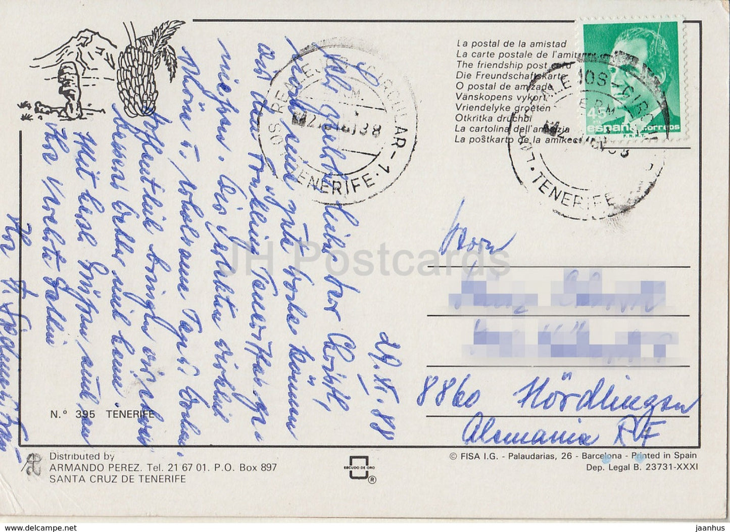 Tenerife - 1988 - Espagne - occasion