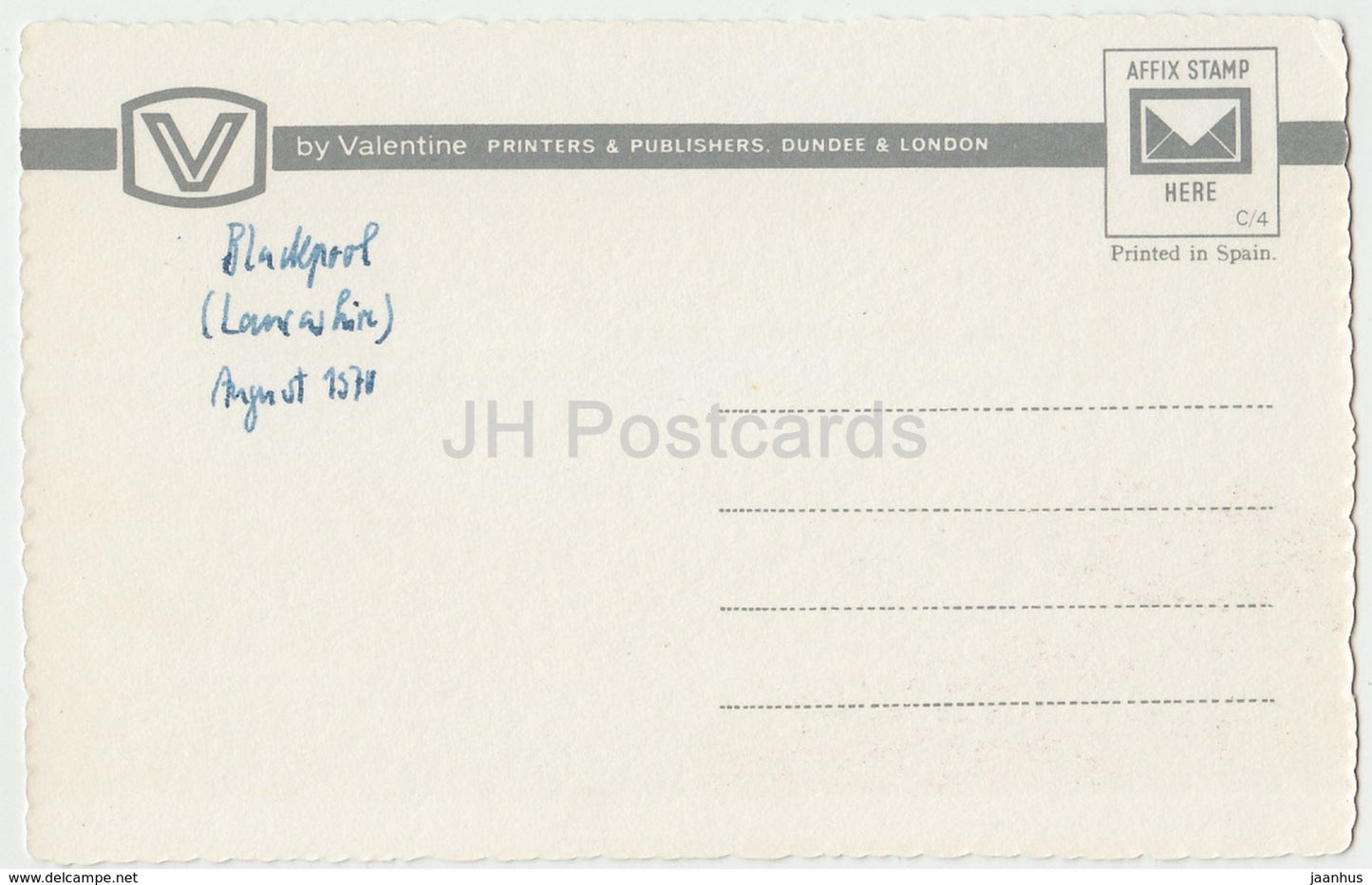 Blackpool - Stanley Park - ET.3819 - 1970 - United Kingdom - England - used