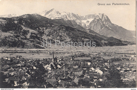 Gruss aus Partenkirchen - 352 - old postcard - 1911 - Germany - used - JH Postcards