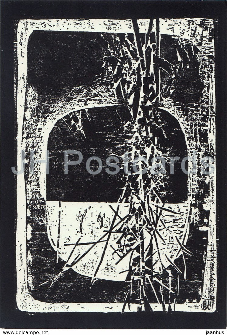 painting by Hubert Distler - Passion - German art - Germany DDR - unused - JH Postcards