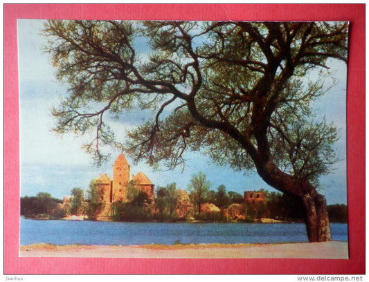 The Island Castle , 14th-15th century - Trakai - 1966 - Lithuania USSR - unused - JH Postcards