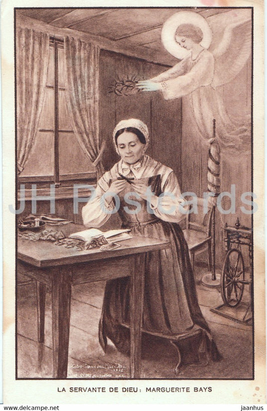 La Servante de Dieu - Marguerite Bays - illustration - religion - 47516 - old postcard - 1975 - Switzerland - used - JH Postcards