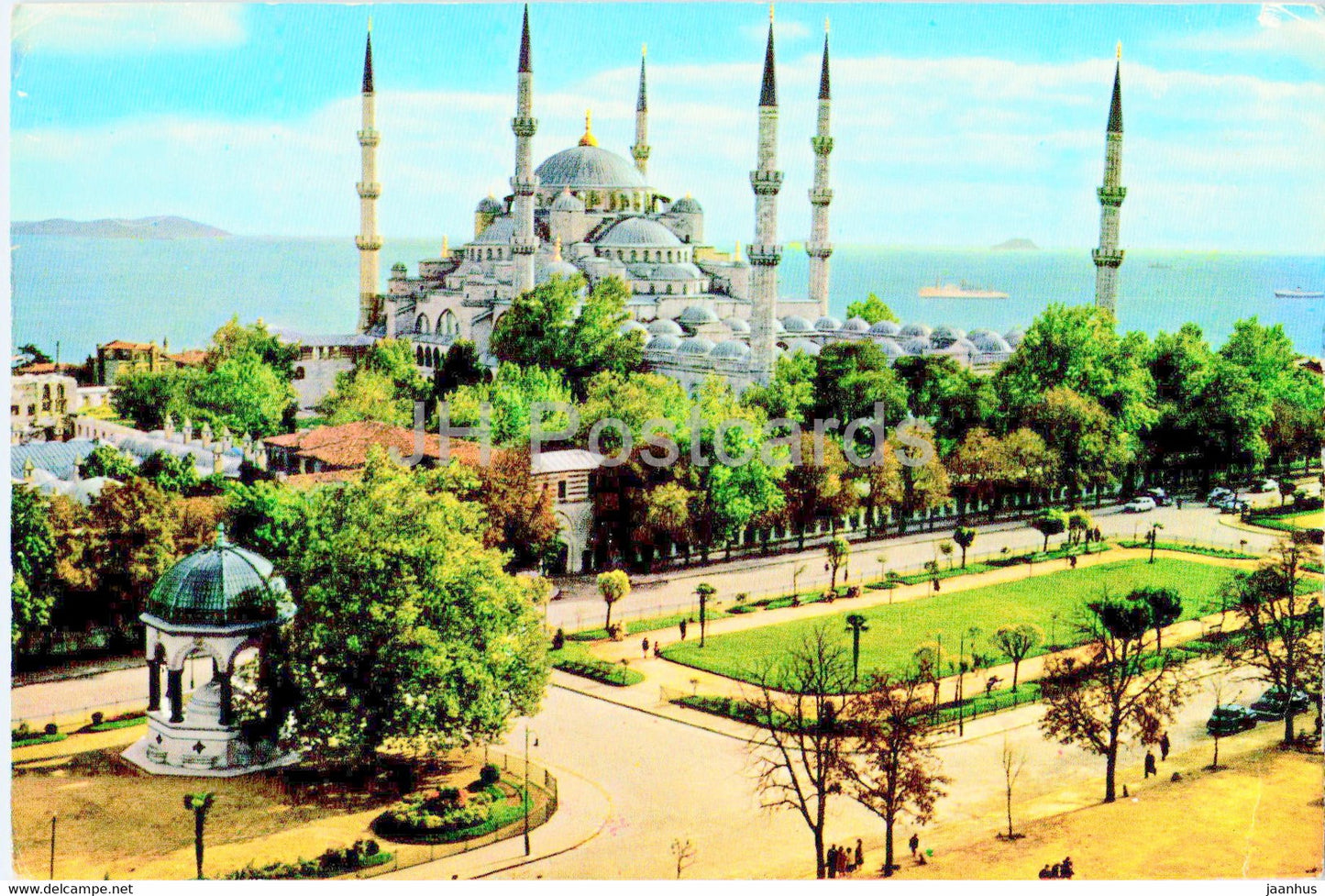 Istanbul - The Blue Mosque and German Fountain - 67 - Keskin - Turkey - used - JH Postcards