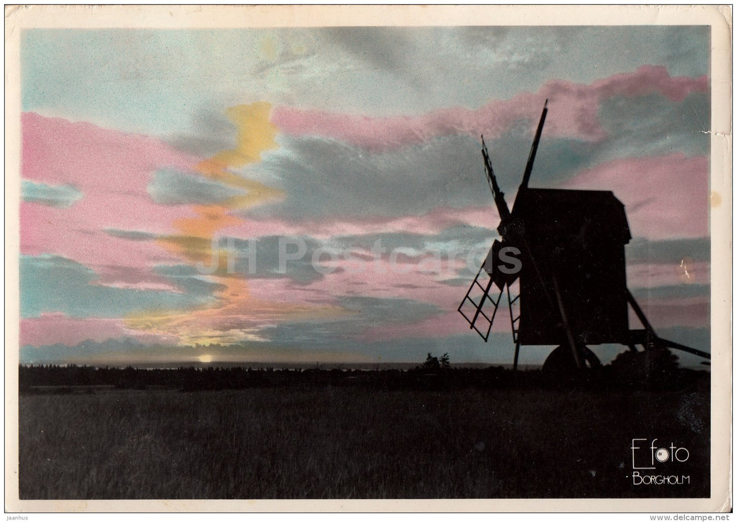 Öland - windmill - Sweden - unused - JH Postcards