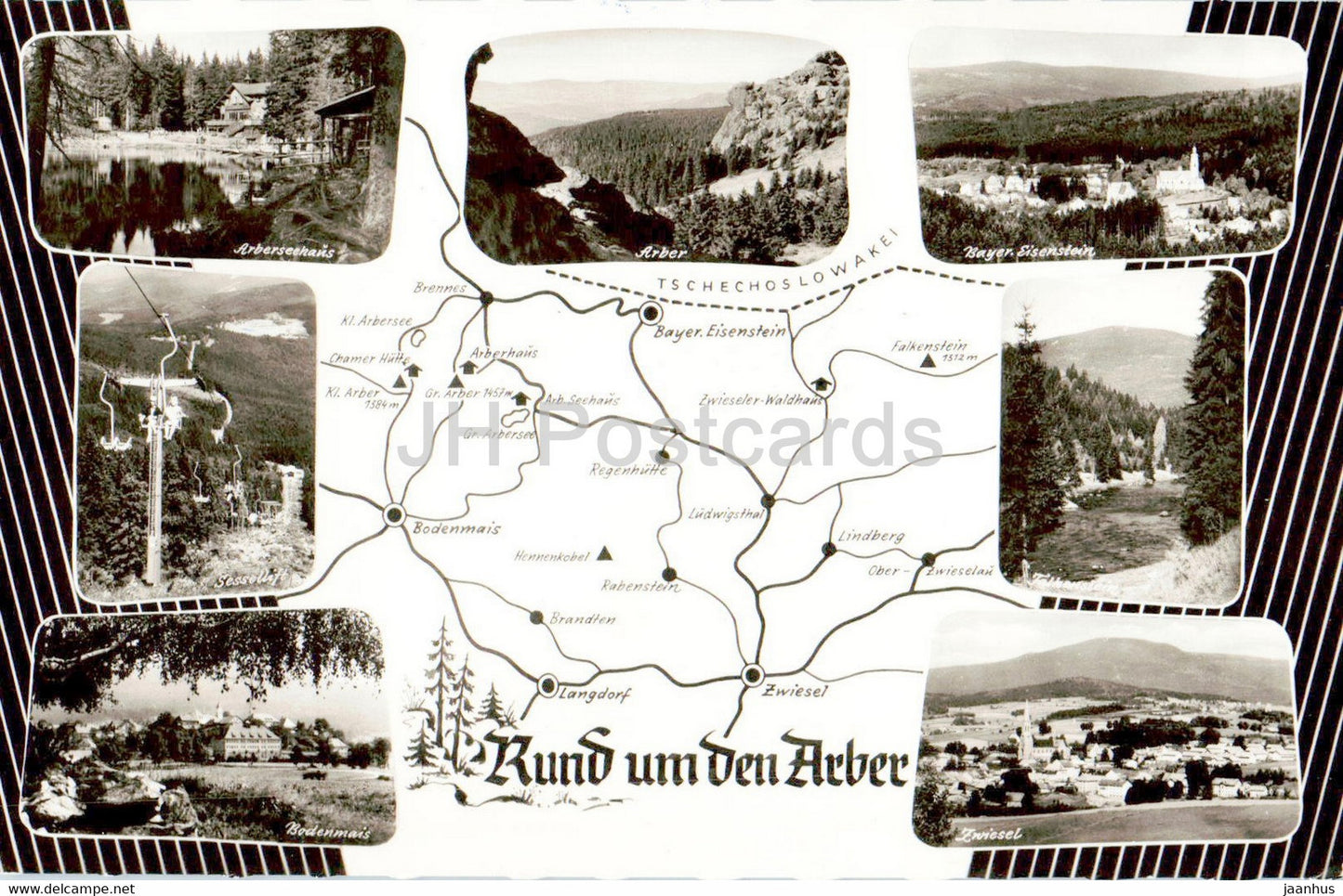 Rund um den Arber - Germany - unused - JH Postcards