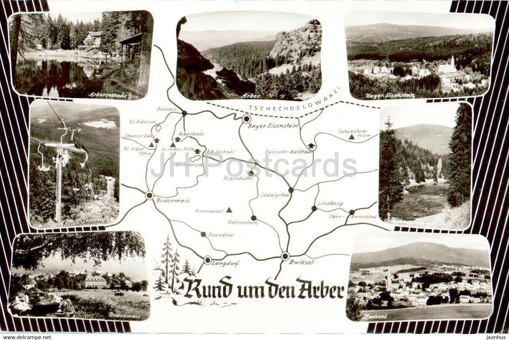 Rund um den Arber - Germany - unused - JH Postcards