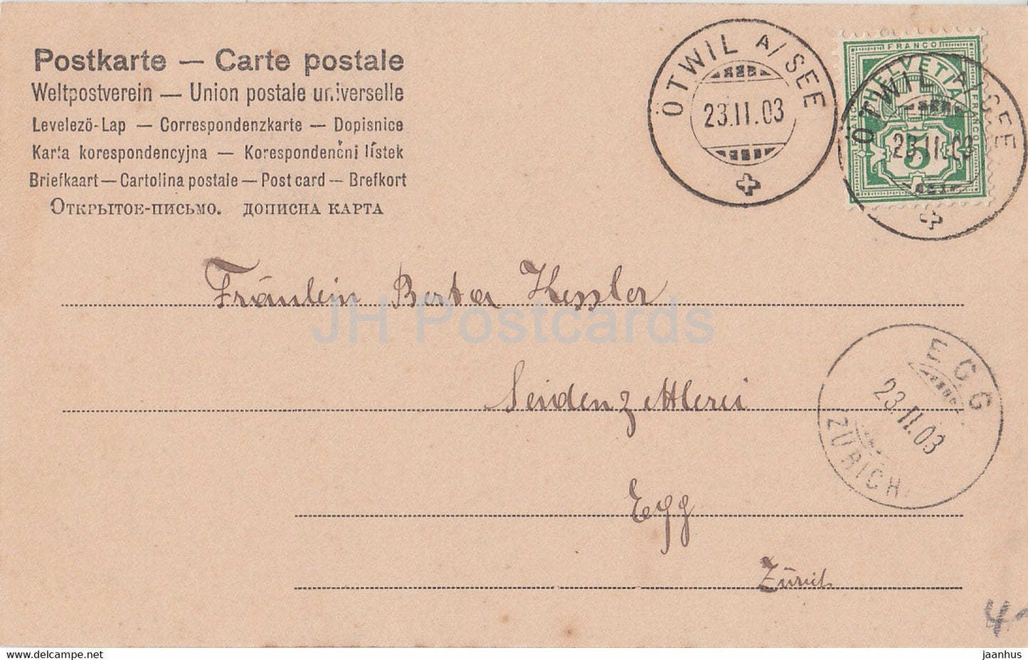 Du gefallst mir sowohl mein liebes Kind - couple - femme et homme - 1080 - Auf dem Balle - 1903 - Allemagne - utilisé