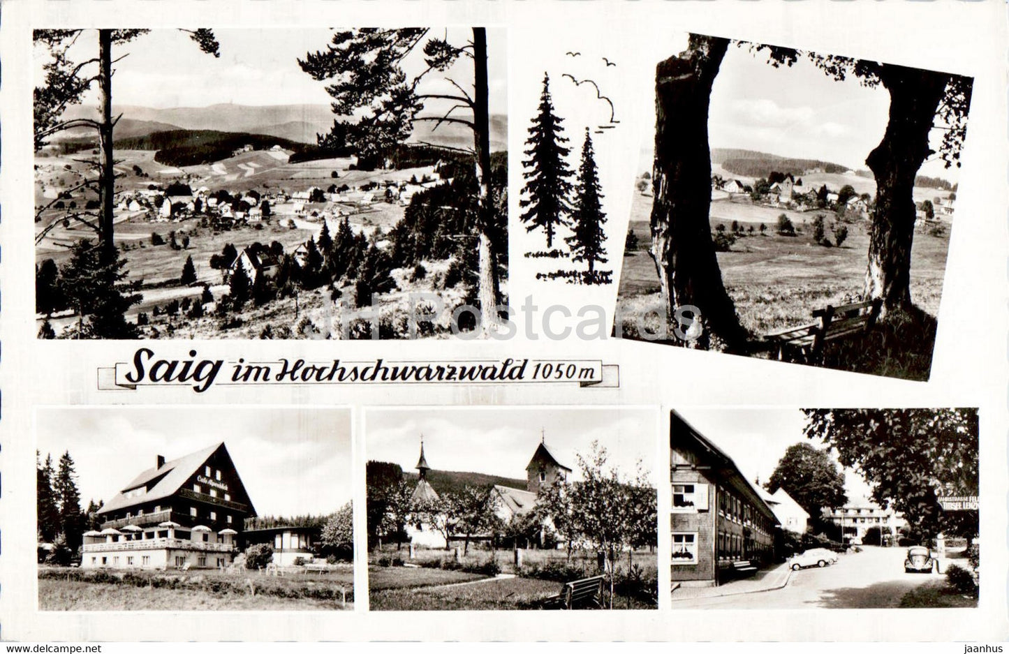 Saig im Hochschwarzwald 1050 m - Germany - used - JH Postcards