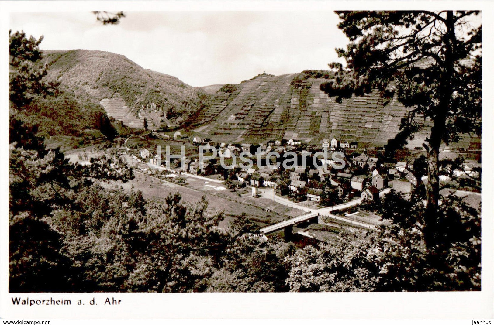 Walporzheim a d Ahr - Pension Winzer Verein - old postcard - Germany - unused - JH Postcards