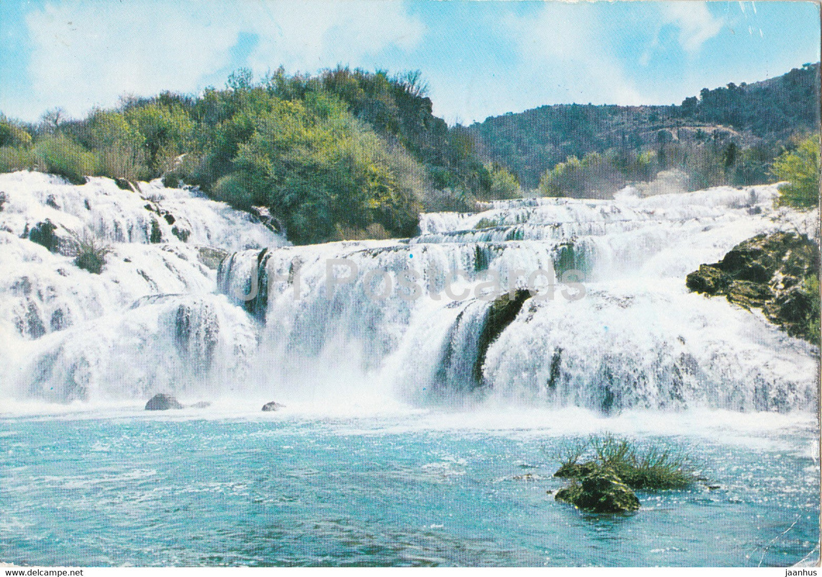 Slapovi Krke - waterfall - 4174 - 1983 - Yugoslavia - Croatia - used - JH Postcards