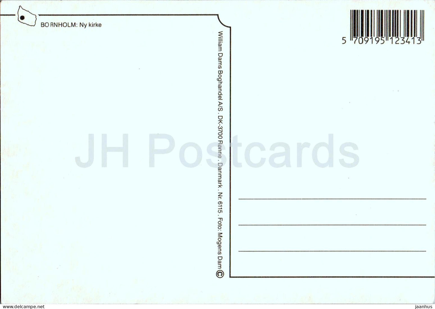 Bornholm - Ny Kirke - église - 6115 - Danemark - inutilisé 