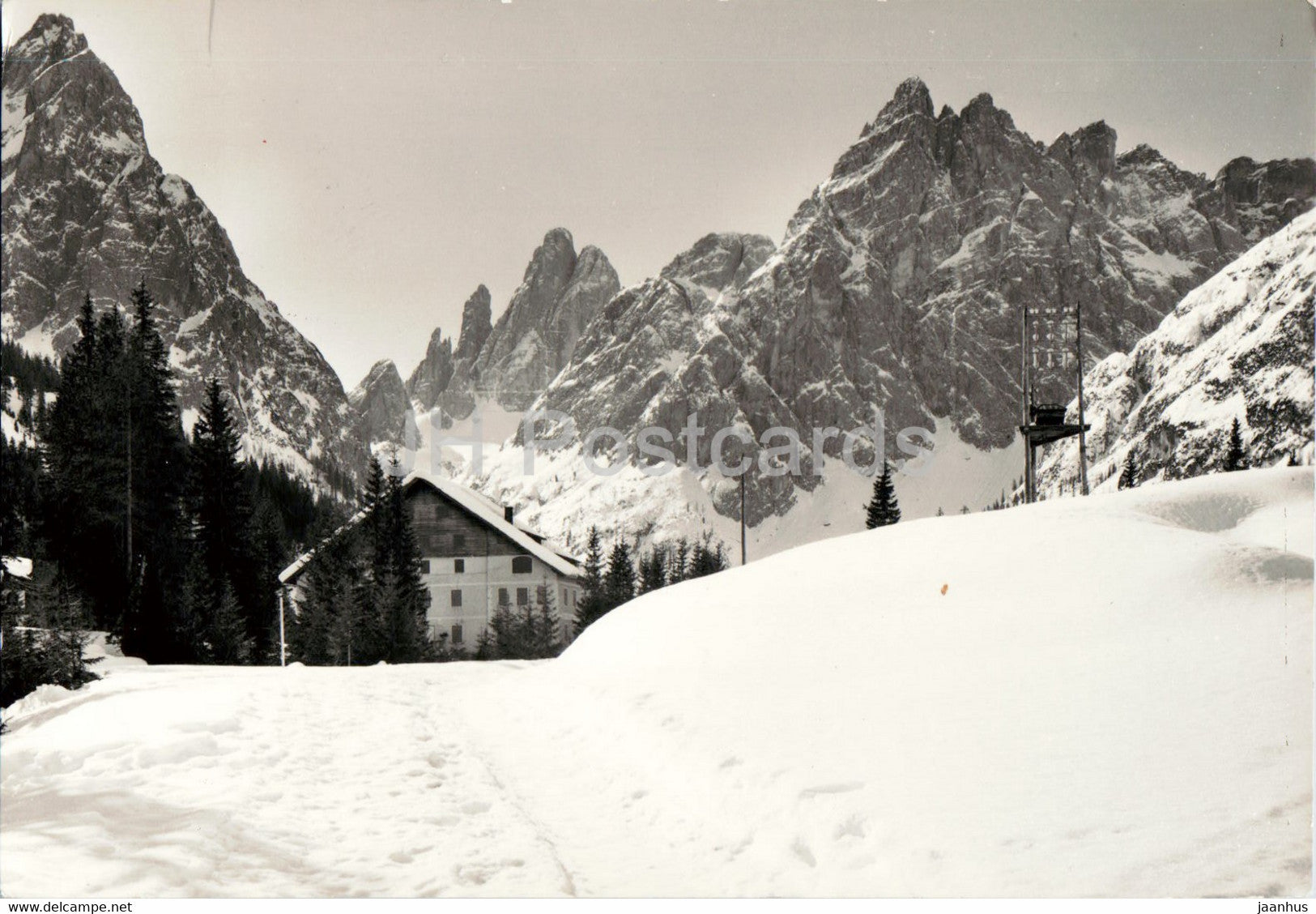 Val Fiscalina - Cima Una 2696 m - Fischleintal - Einserkofel - Sesto - Dolomiti - Sexten - 1964 - Italy - used - JH Postcards