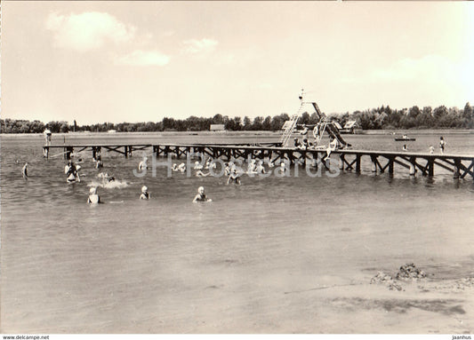 Gustrow - Naherholungszentrum Am Inselsee - Local recreation center - beach - Germany - unused - JH Postcards