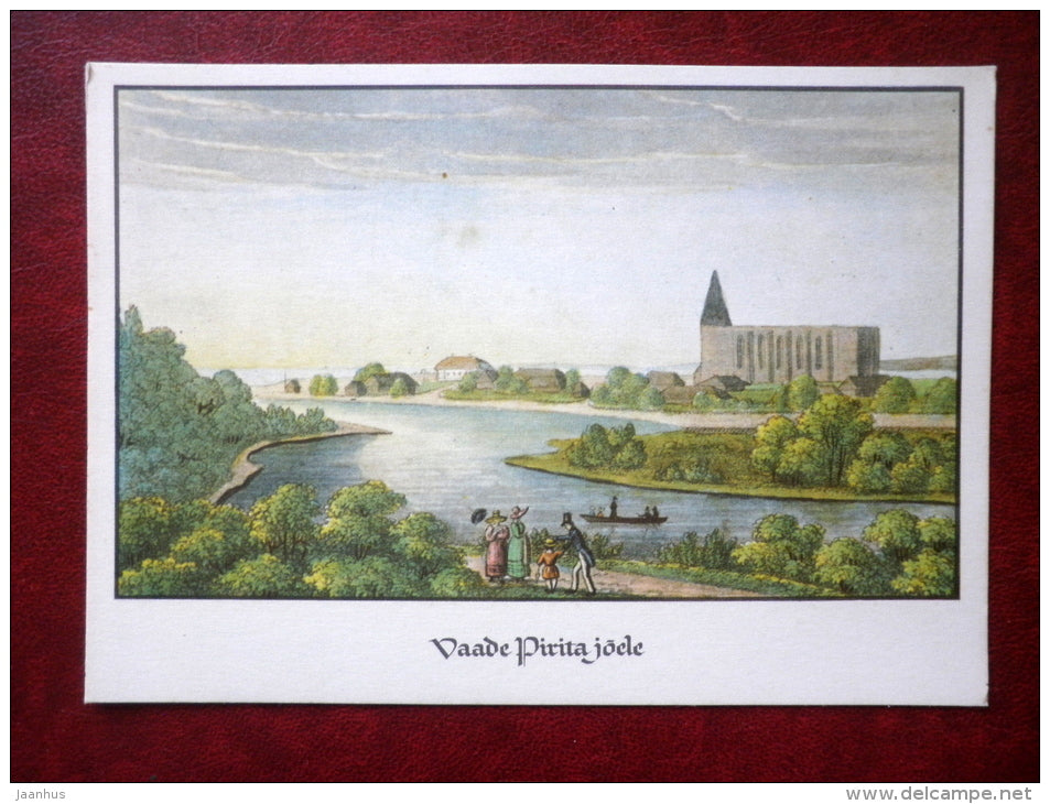 View at Pirita River - Tallinn - REPRODUCTION! - 1969 - Estonia USSR - unused - JH Postcards