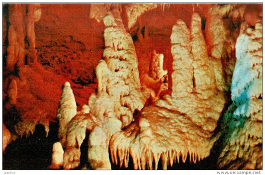 Castle - New Athos Cave - Novyi Afon - Abkhazia - 1978 - Georgia USSR - unused - JH Postcards