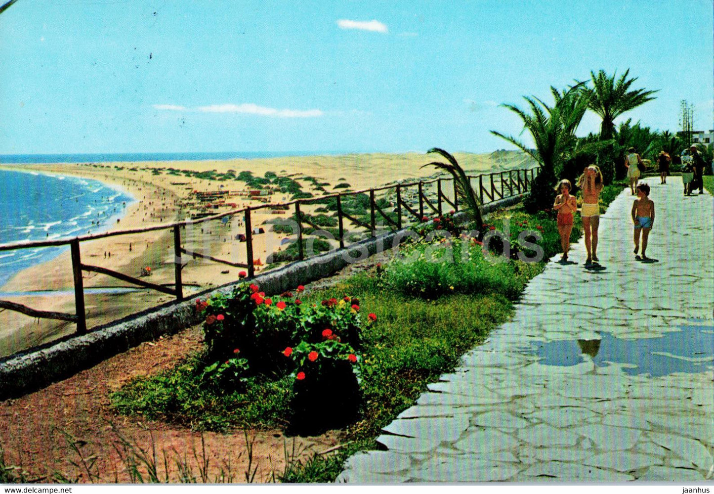 Gran Canaria - Playa del Ingles - The Englishman beach - 5003 - 1974 - Spain - used - JH Postcards