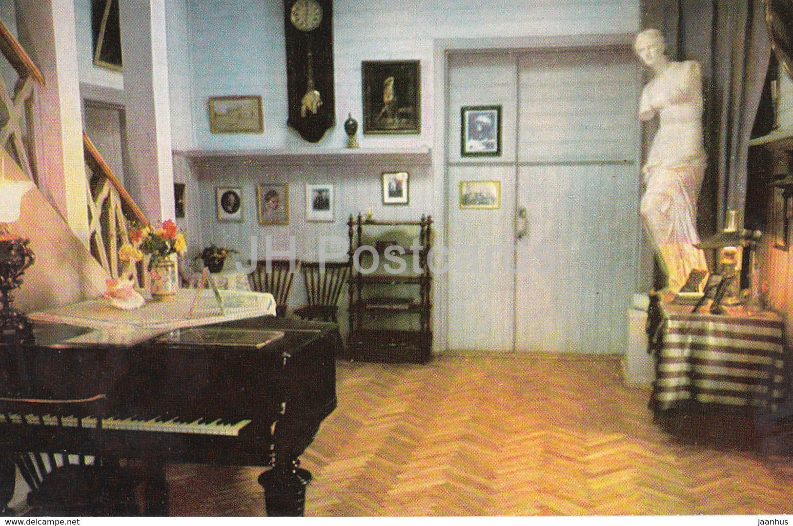 Penaty Estate Museum of Russian Artist Ilya Repin - Living Room - 1975 - Russia USSR - unused - JH Postcards