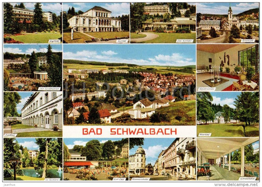 Bad Schwalbach - Kursaal - Kurhotel - Germany - 1978 gelaufen - JH Postcards