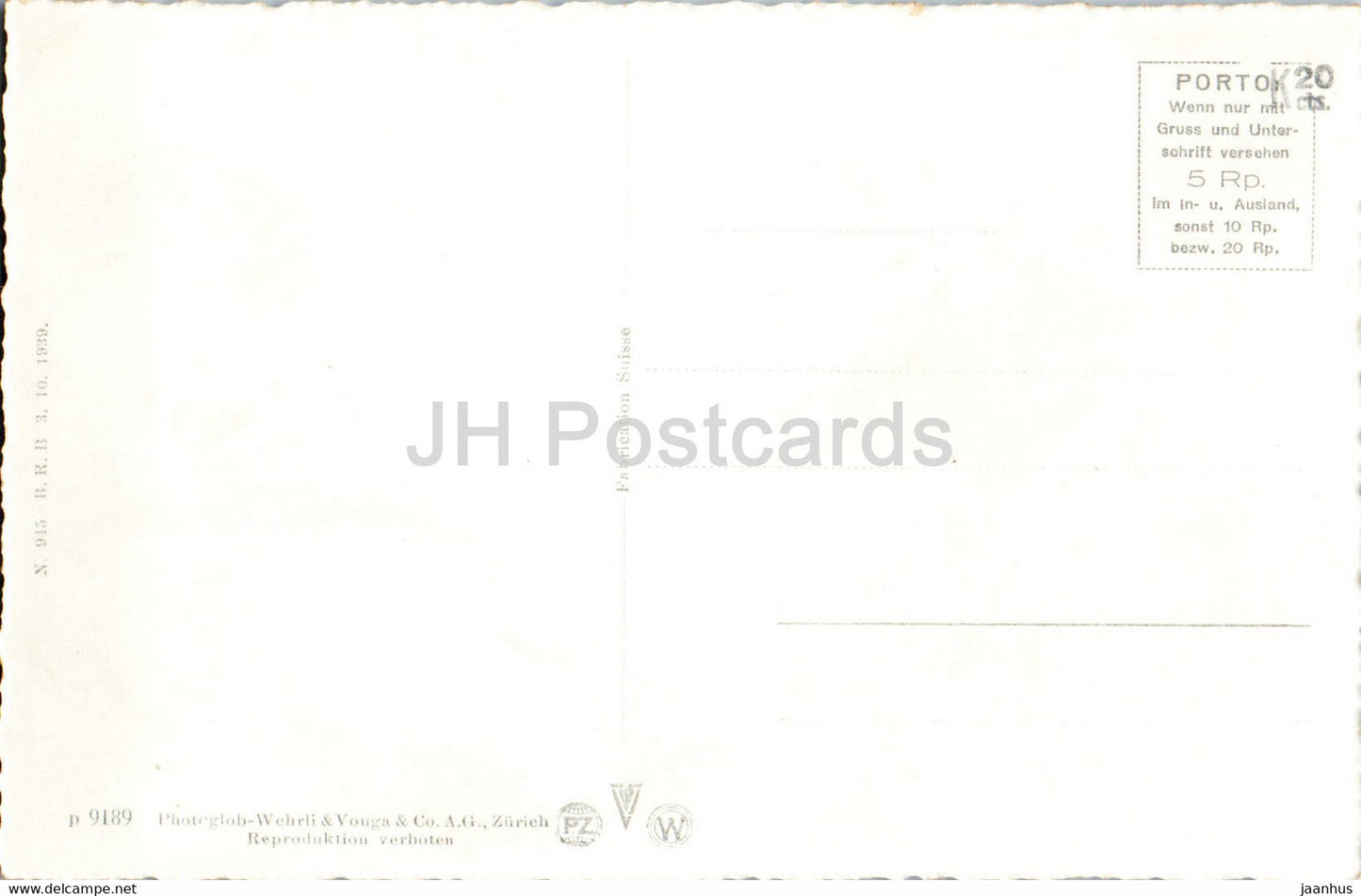 Schwyz gegen Vierwaldstattersee - 9189 - carte postale ancienne - Suisse - inutilisée